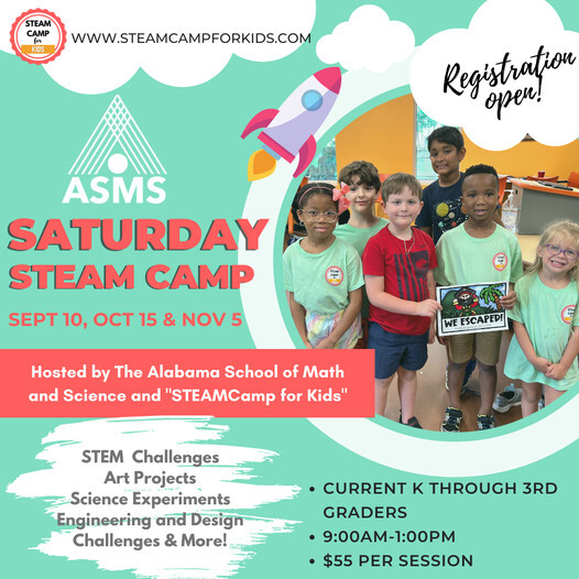 ASMS STEAM Camp for Kids Fall and Winter Programs