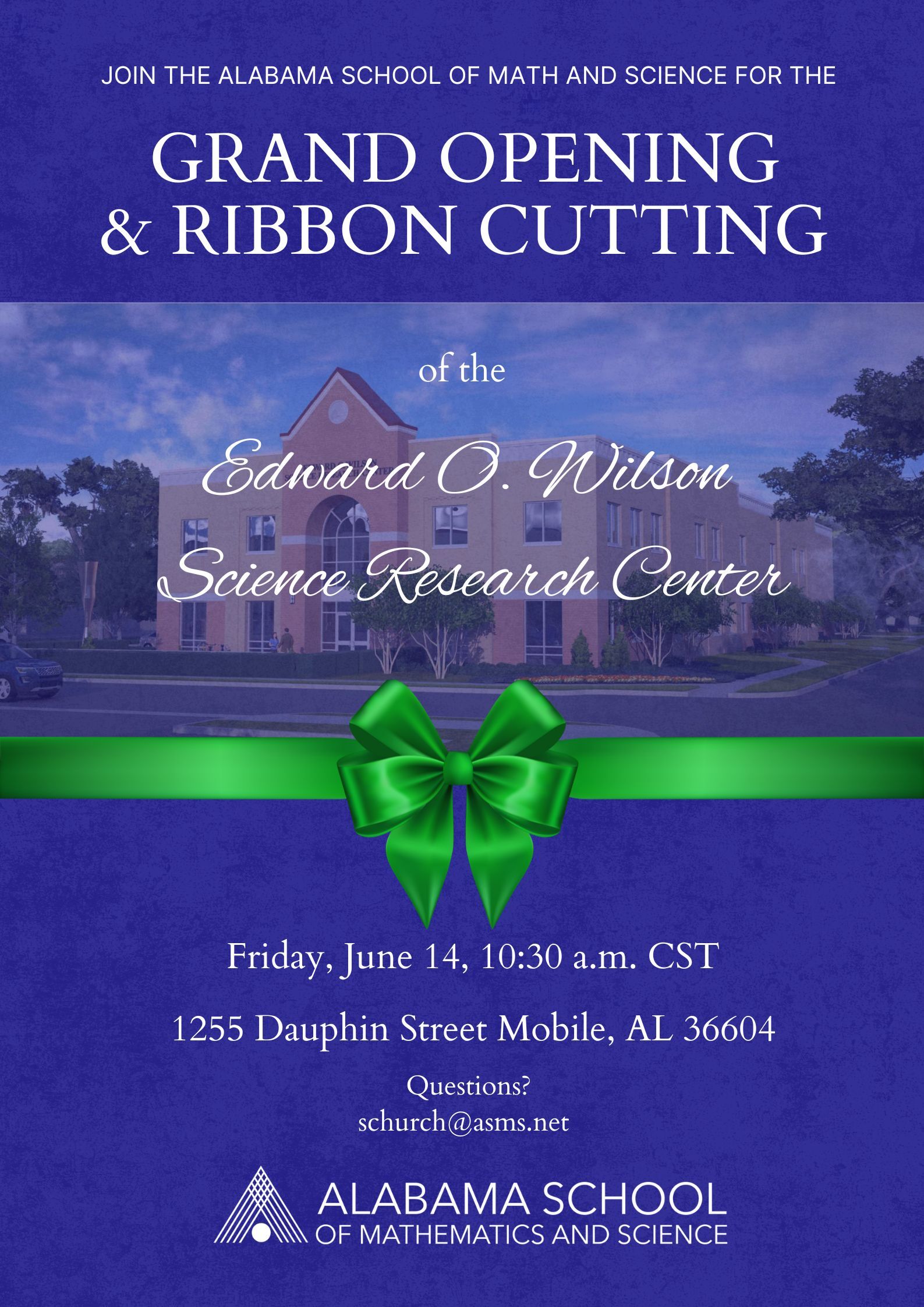 WSRC Ribbon Cutting Invitation