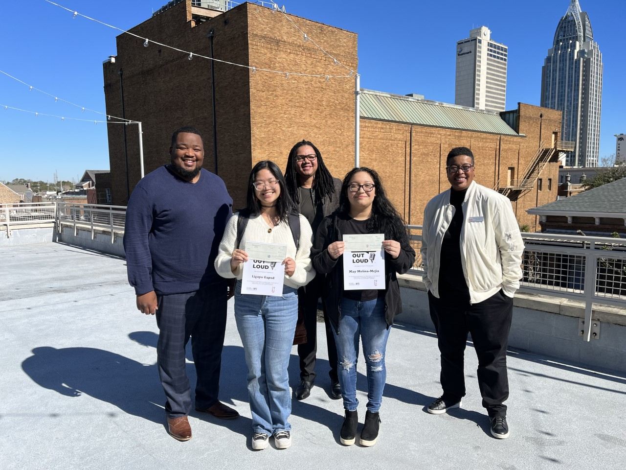 Two ASMS students Win Regional Finals for Poetry Out Loud Competition