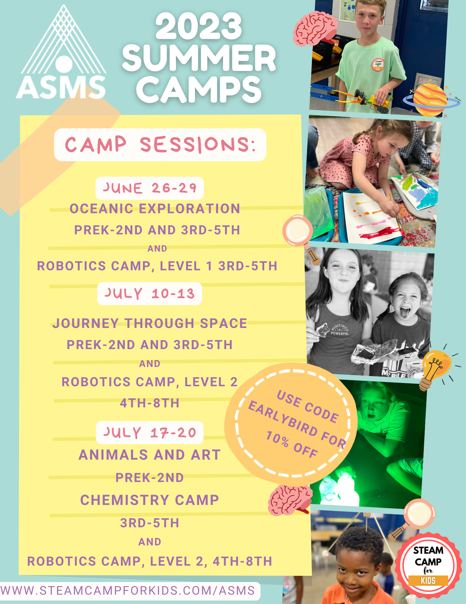 STEAM Camp Summer 2023 Image